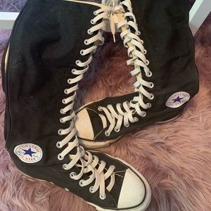 Knee High Lace Up Converse